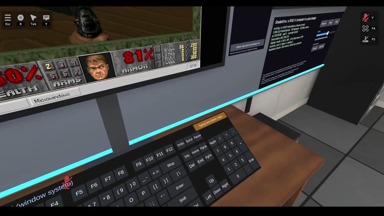 Still from the video