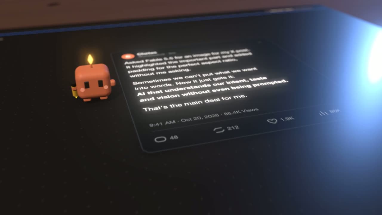 Still from the video